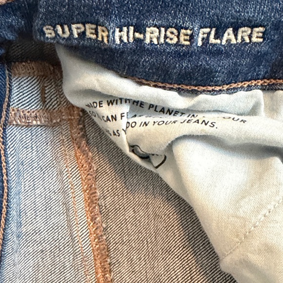 American Eagle Outfitters Women's Dark Blue Straight Leg Jeans - Picture 2 of 4